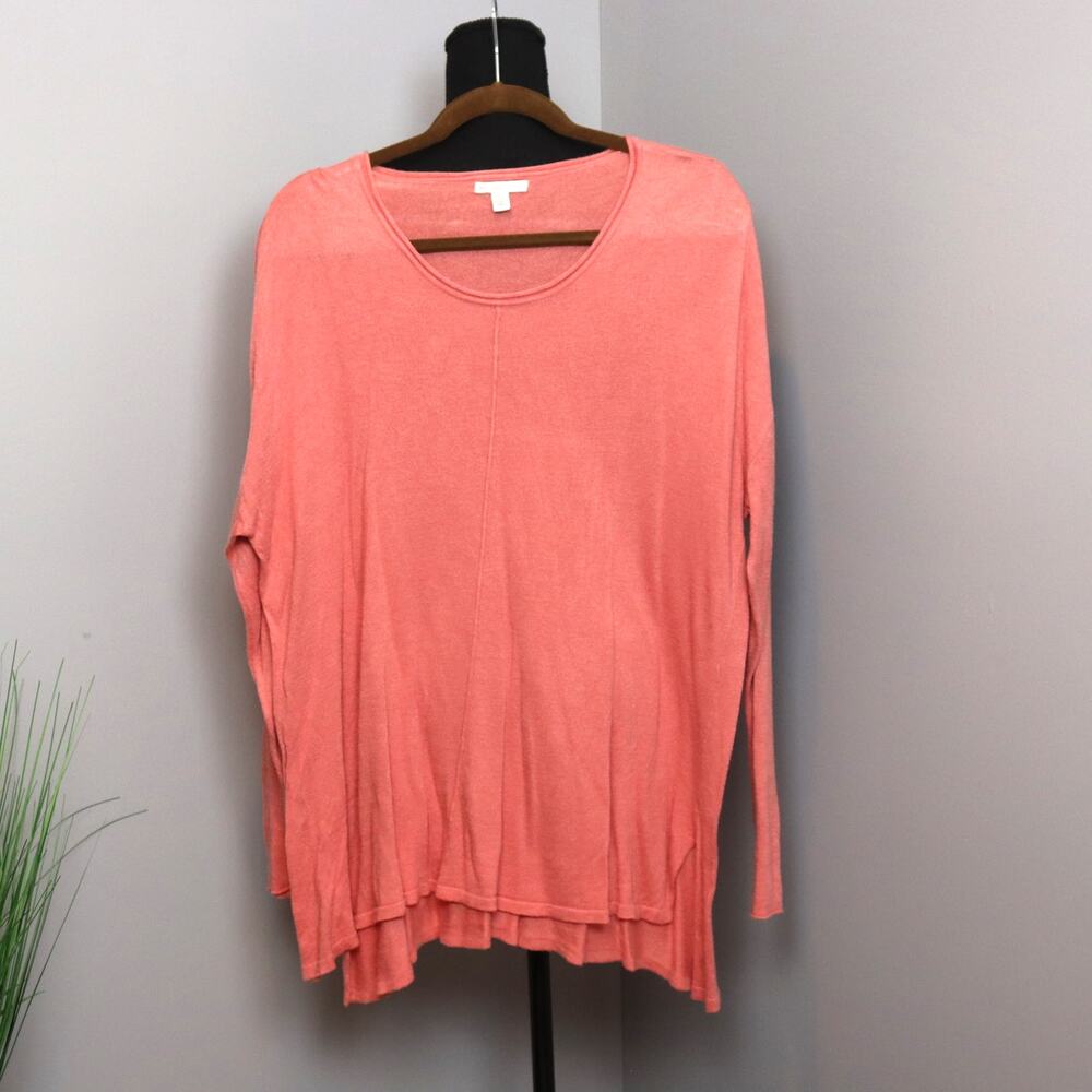 C Est 1946 Lightweight coral pullover‎ sweater size XL